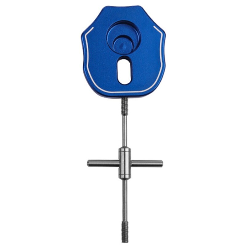 20202020 Diy Reel Bearing Remover Kit Aluminium Reparatie Kit Baitcasting Onderhoud Gereedschap Spool Demontage Apparaat Pin: Blauw