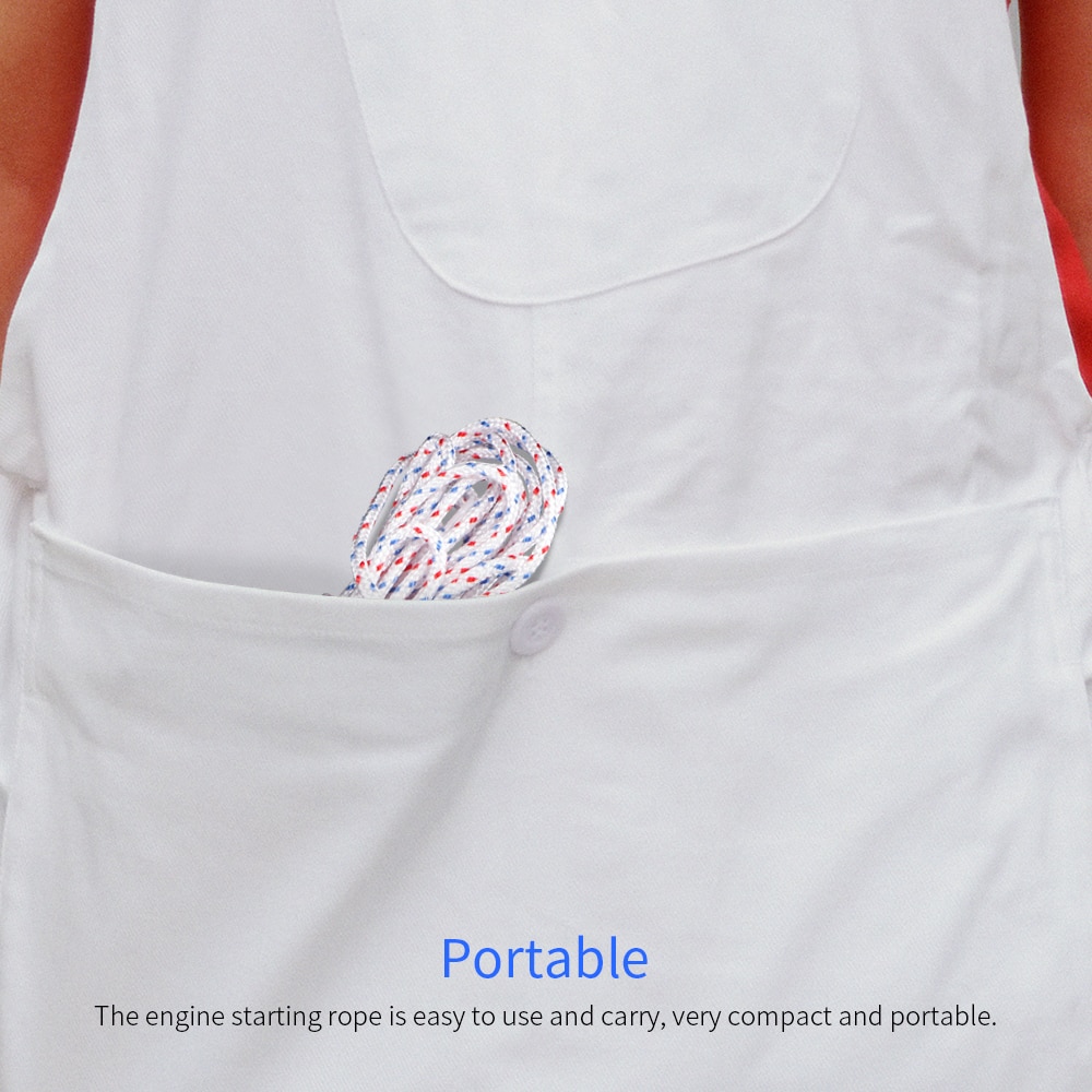 3.5mm Pull Starter Cord Rope For Strimmer Chainsaw Lawnmower Engine Starter Rope Pull Cord Nylon Engine Starting Rope