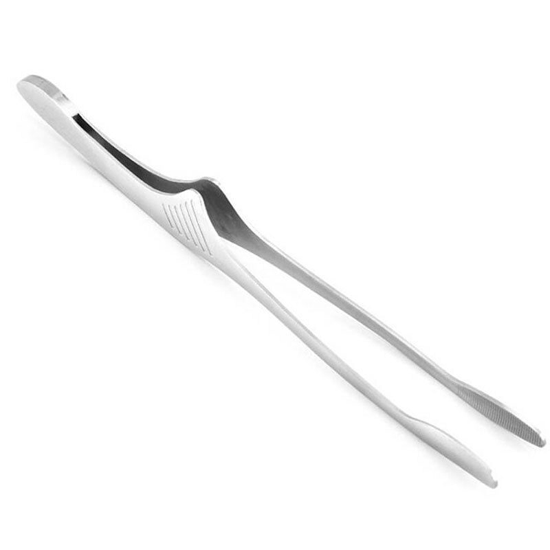 BBQ Lebensmittel Grill Clip Edelstahl Grill Kochen Tong Küche Brot Backen Grillen Ich bin Freien Klemme 2022 Neue