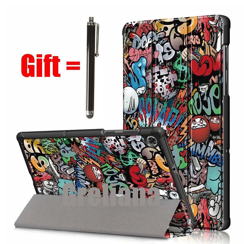 PU Leather Tablet Case for Lenovo Tab M10 Plus 10.3" TB-x606f/x & M10 10.1" TB-X605L/F - Stand Shell