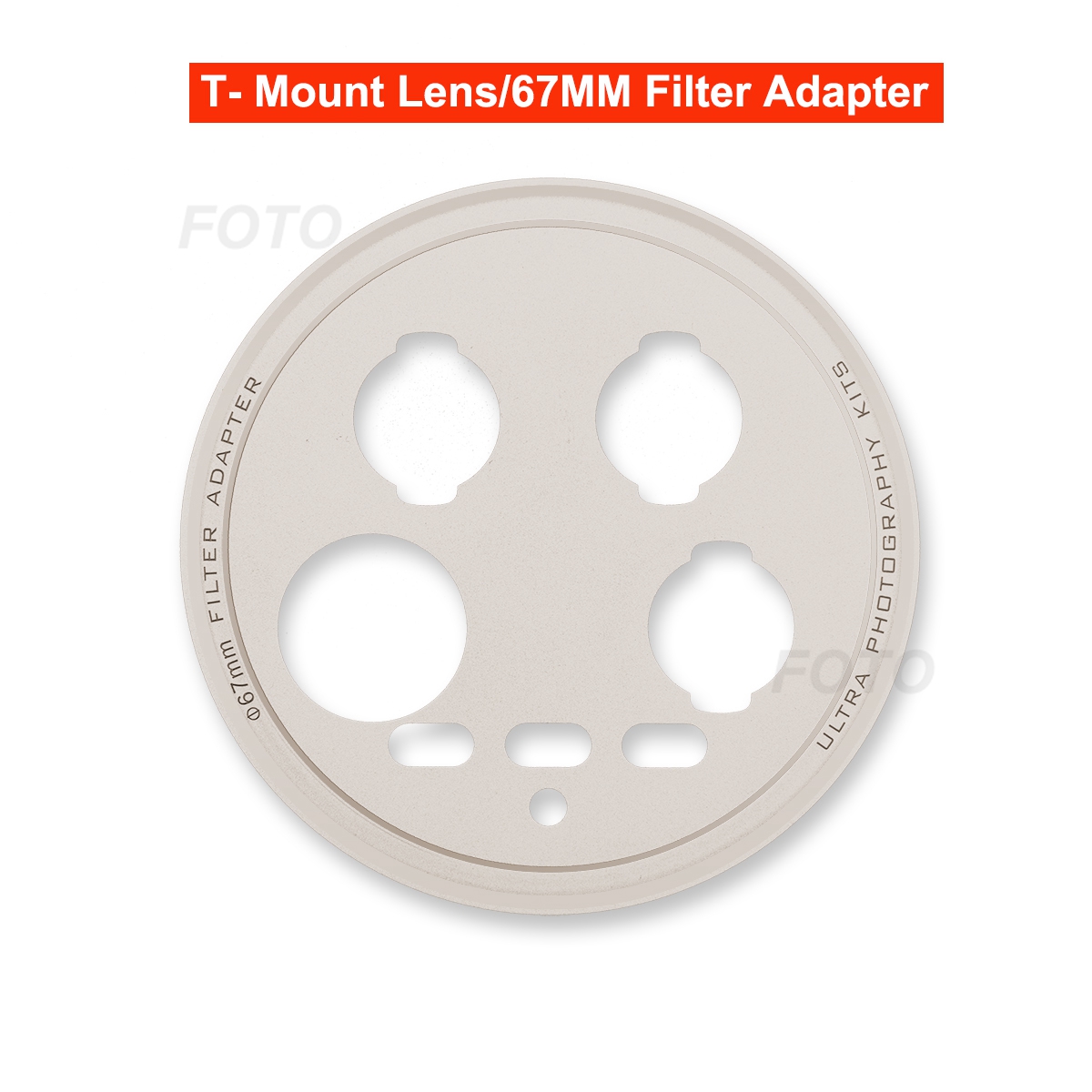 Fotorgear-Kit de fotografía para Xiaomi 14 Ultra, adaptador de lente de cámara de 17mm, anillo de filtro de 67mm, cubierta de lente de teléfono 14U: Rosa grad