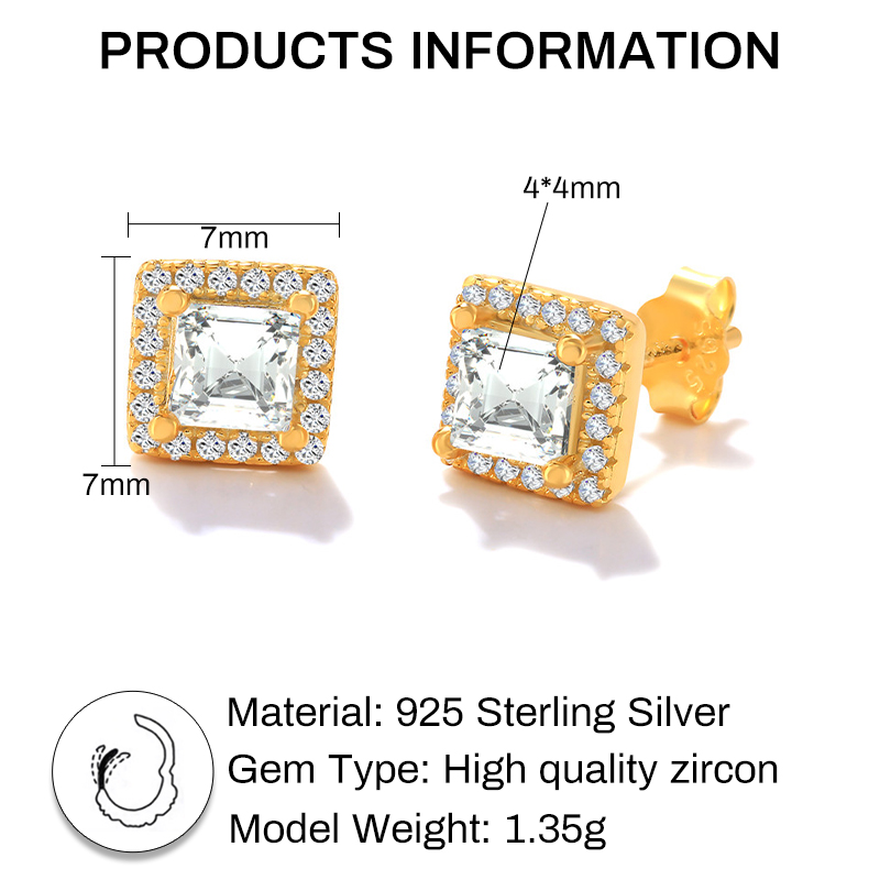 Exquisite kristallohrringe von canner, 925 ohrstecker aus sterlingsilber, perfekt für verliebte, #39 , valentinstag und #39 anlässe.