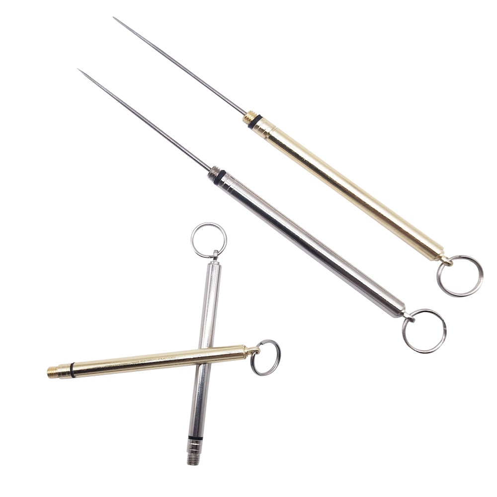 titan Lomme Tannpirker holder - Gjenbrukbar Vanntett Metall Tannpirker Boks