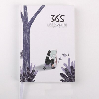 Cute Stationery Notebook 365 Planner Kawaii A5 Weekly Monthly Daily Diary Planner 2022 Notebooks or Journals School Supplies