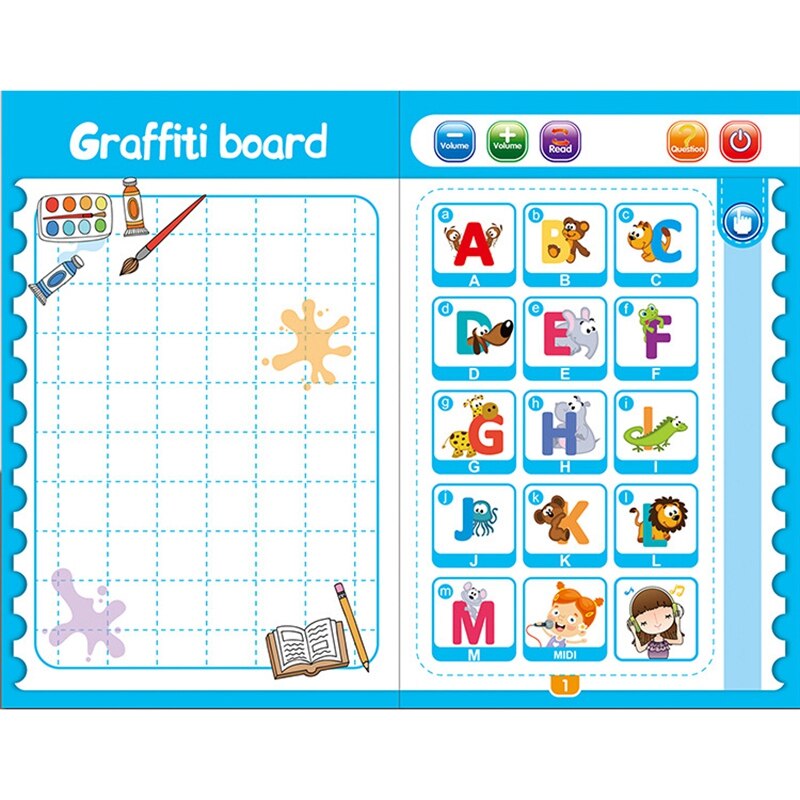 Inglese punto lettura giocattoli per bambini bambini ligent presto educativo macchina EBook per bambini che imparano inglese