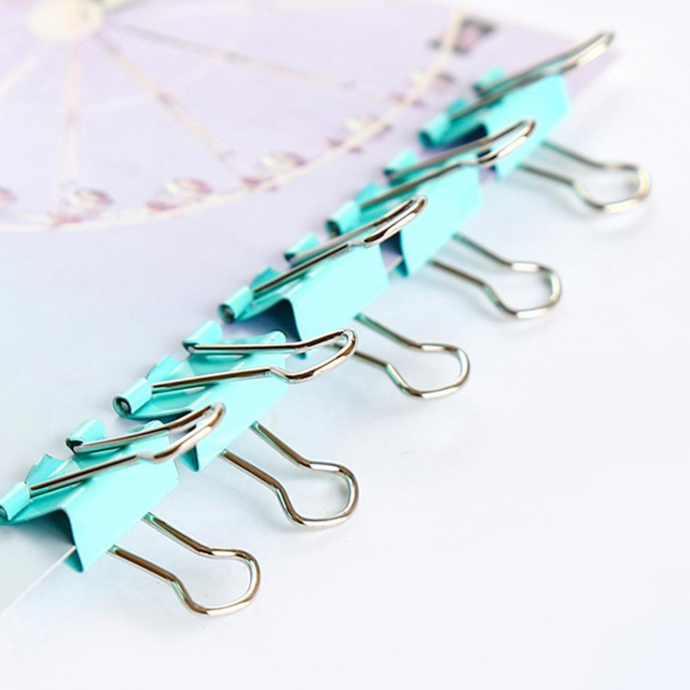 Metal File Paper Clips Binder Clamps Ticket Holder Office School Stationery Binding Supplies Paper Clip Cute School