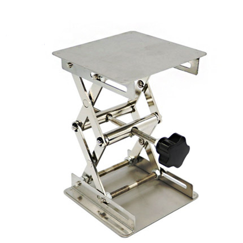 Plaque de levage en acier inoxydable, 150x150mm, Table de routeur, machines à bois, support de levage, Plate-forme de levage manuelle, outils de menuiserie