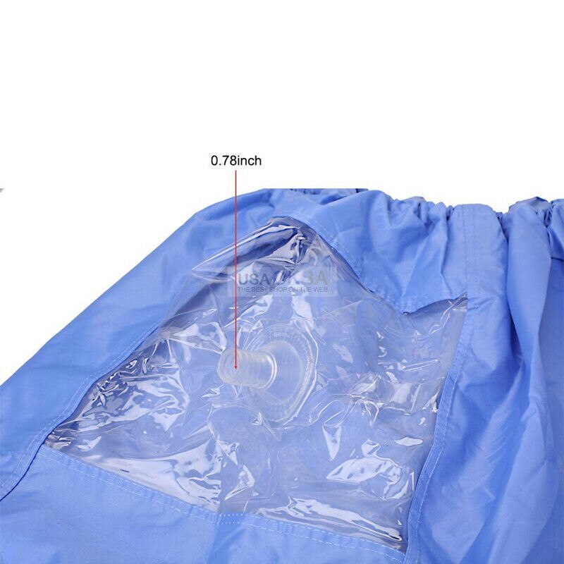 Style 1pcs Blue Air Waterproof Cleaning Cover Dust Washing Split Clean Protector Bag