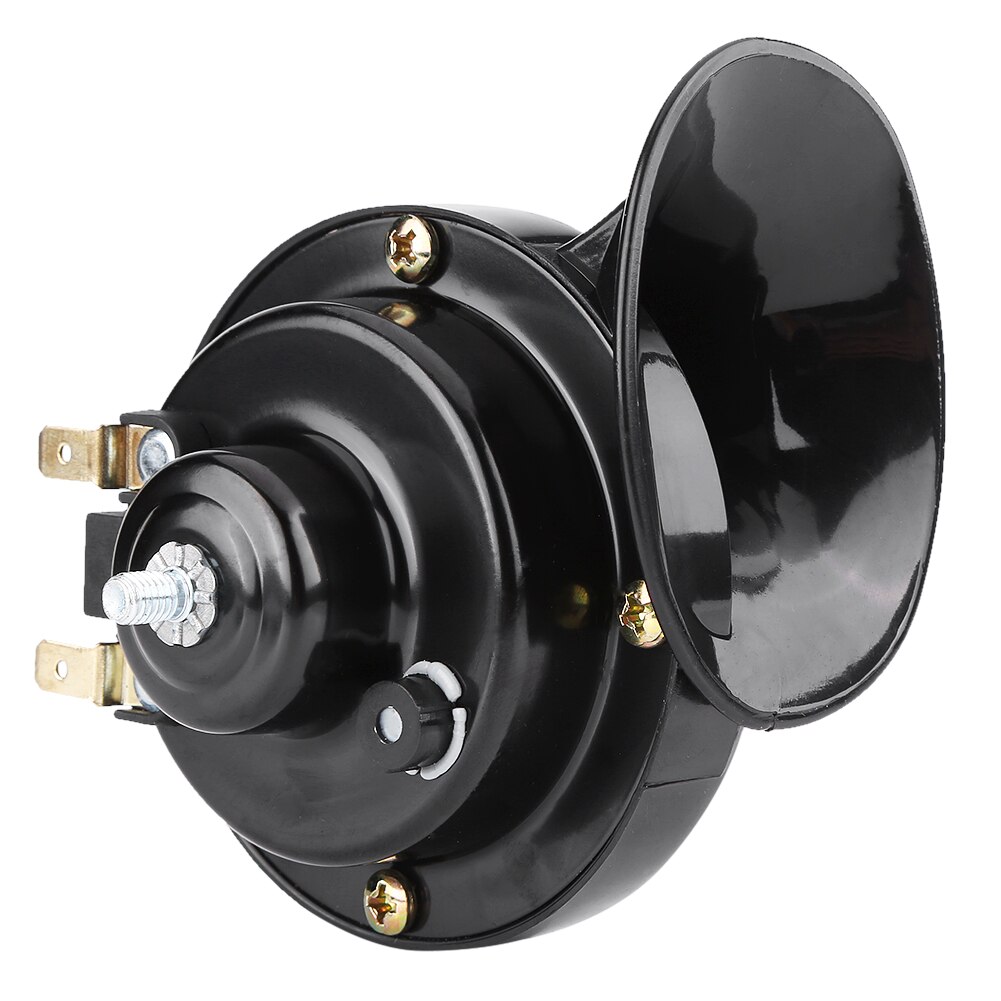 Yleismaailmallinen 12v 25w 510hz 110db yksiääninen auto auton etanatorvi sähköinen äänekäs ilmasireeni autoon moottoripyörän autoon