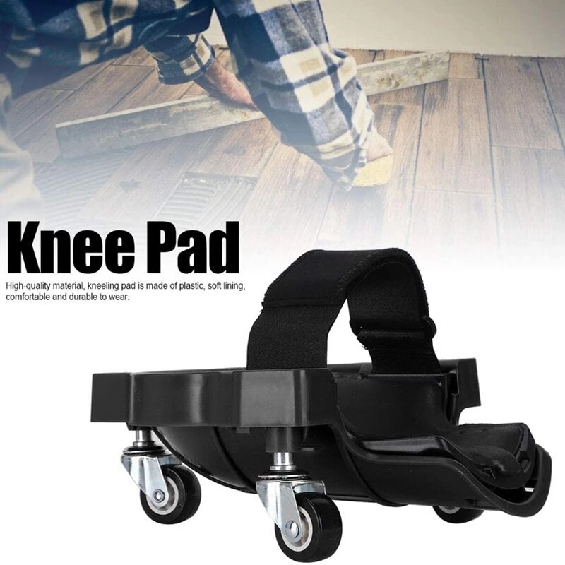 Rolling Knie Pads Verstelbare Riem Knie Bescherming Pads Met Wielen Universele Wiel Knielen Pad Borstel Muur Veiligheid Levert