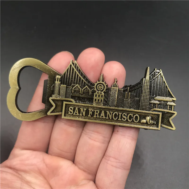Reino Unido Italia Roma Notre Dame De París Francia Estados Unidos Qatar imán magnético de Metal para nevera Pizza Torre inclinada магнит: Lavanda