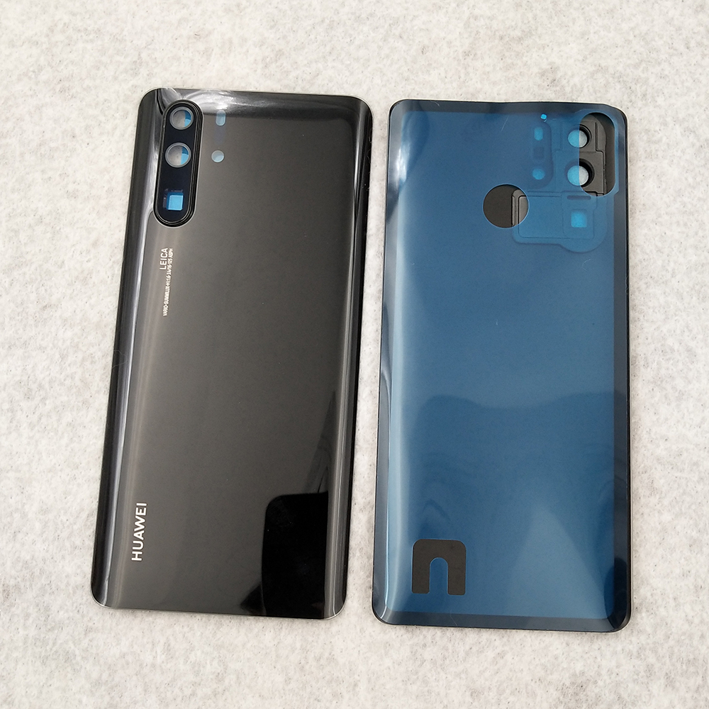 Huawei P30 Pro P30pro Batterij Cover Terug Glas Panel Rear Behuizing Case + Camera Glas Lens Frame Vervanging Voor huawei P 30
