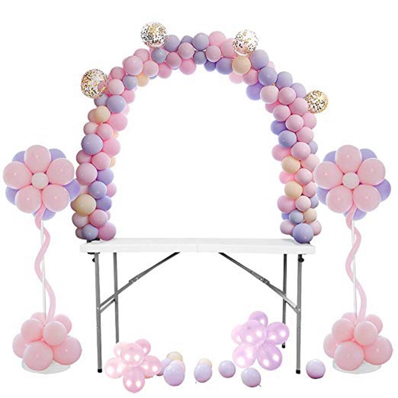 Grote Ballon Boog Set Kolom Stand Base Frame Kit Verjaardag Wedding Party Decor