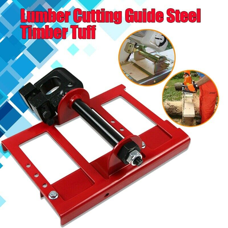 Lumber Cutting Guide Saw Woodworking Steel Timber Chainsaw Attachment Cut Guided Mill Wood Chainsaw