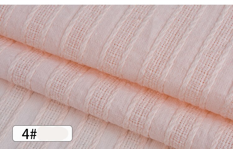 Enfärgat bomullstyg för babysängkläder textil lapptäcke diy handgjort sömnadstyg material: 4 / En meter