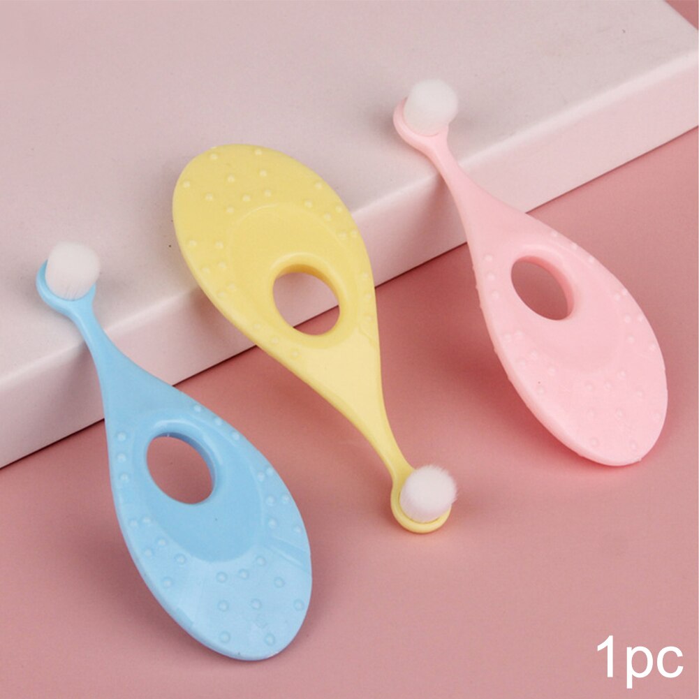 Cute PP Toddler Anti Slip Handle Soft Bristle Dental Prevent Chocking Non Toxic Teether Baby Toothbrush Gum Care Oral Cleaning