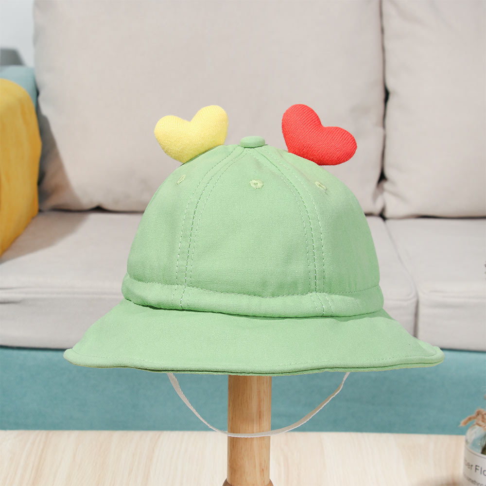 Sombrero de sol con corazón de amor para bebé, gorro de Sol para bebé de 6 a 24 meses, protección UV para primavera y verano, gorra de playa portátil
