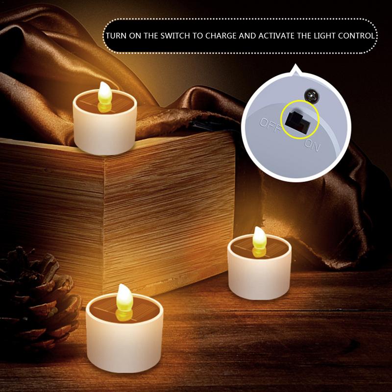 Lampe chauffe-plat solaire à LED, étanche, scintillante, crépuscule pour favoriser, sans flamme, ci-après, camping, maison, bars, 73 boutique