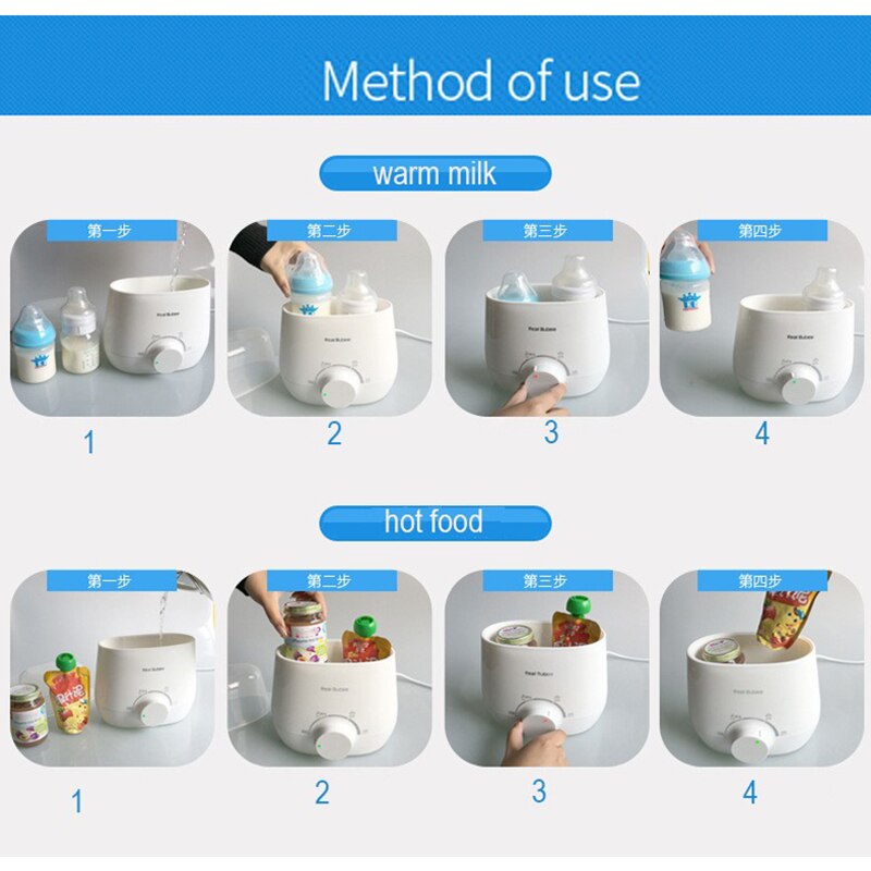 Electric Baby Bottle Warmer Double Infant Bottle Sterilizer Baby food Warm Universal Heater BPA Free Baby Care Products