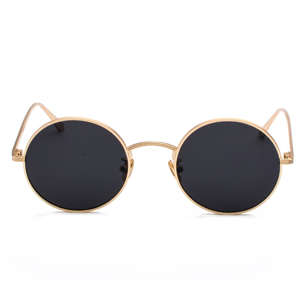 Kachawoo frauen sonnenbrille mit verrotten linsen runde metall rahmen Jahrgang retro brille sonne für männer unisex geburtstag