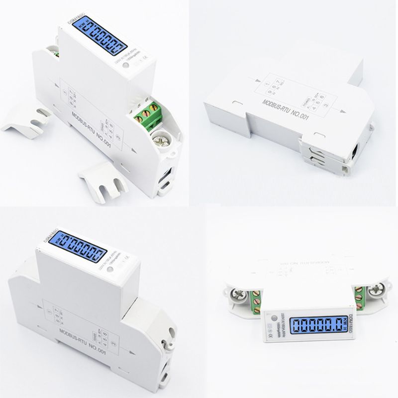 5(100A) Strom Einphasige Lärm-schiene RS485 Modbus-RTU Energie Energie Meter 83XA