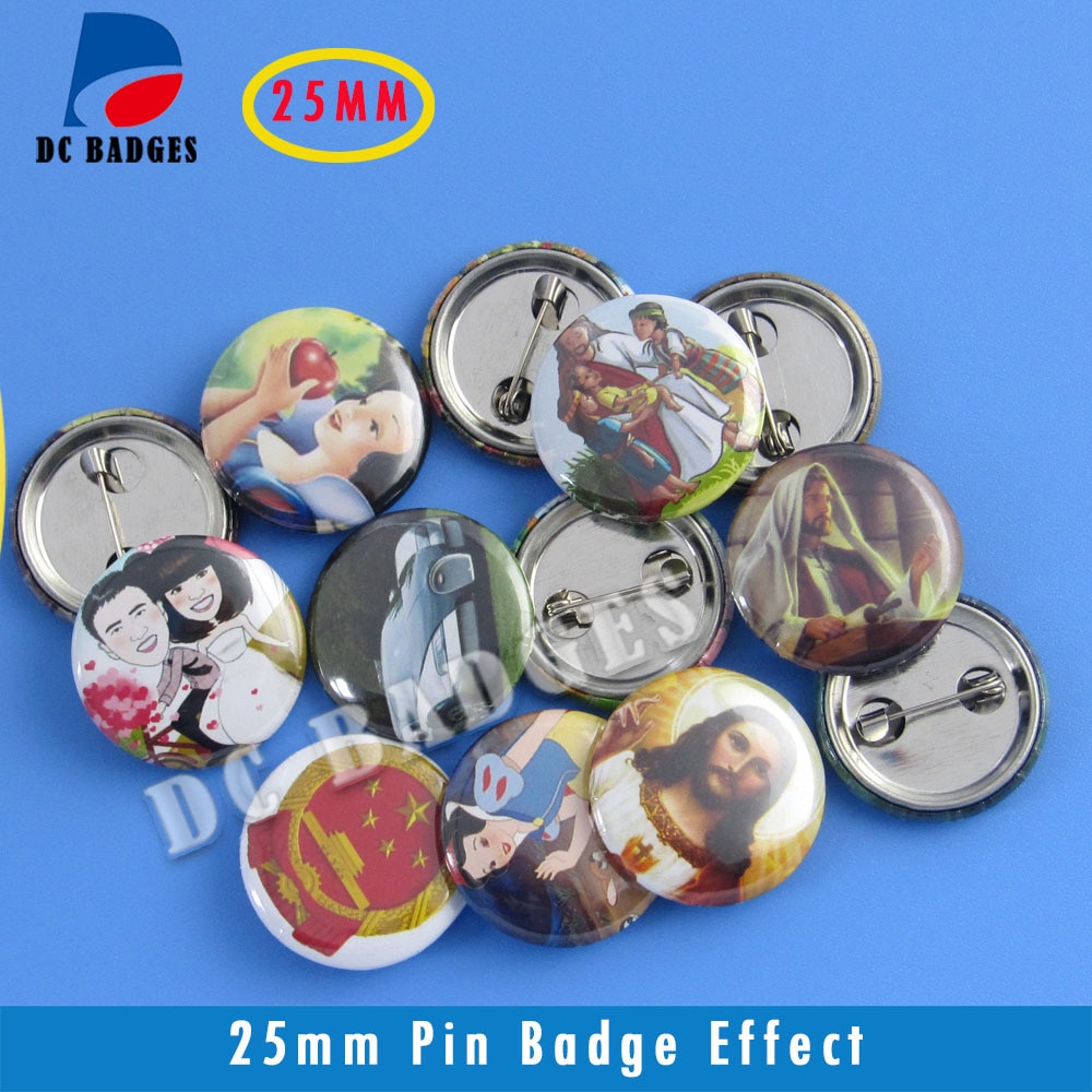 200sets 25mm (1") Metal pinback button badge material badge Components Supplies