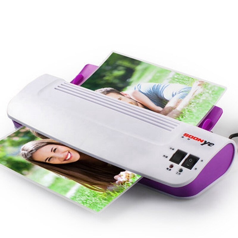 A4 Laminate Office And Composite Machine Suitable For File Photos Plasticizer Packaging Plastic Film