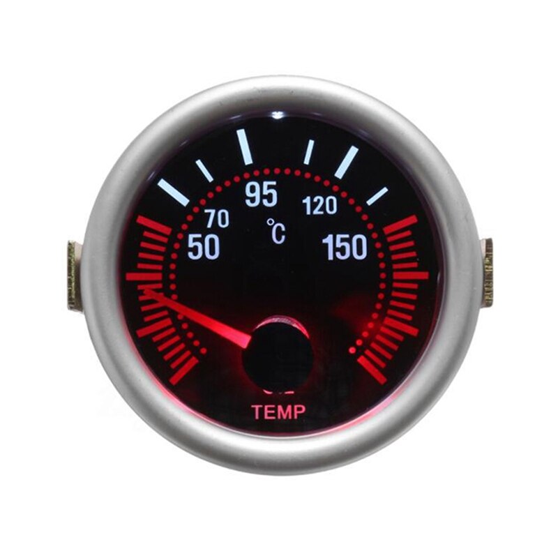 Water Temp Gauge Colors LCD Display Meter Racing Gauges 52mm 2 Inch with Sensor De Temperatura Auto Instrument Gauges