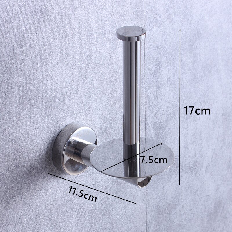 Stainless Steel Roll Paper Holder Vertical Bathroom Toilet Tissue Rack Home Decor