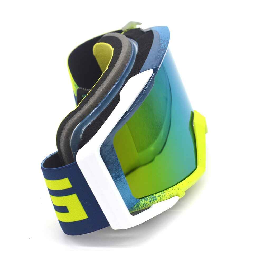 Motocross solglasögon motorglasögon cykel cross flexibla glasögon tonade uv glasögon motorcykel skidåkning glas vintage retro glasögon