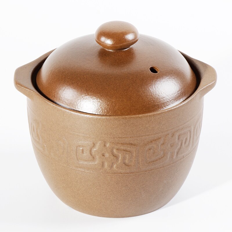 0.8L 1L Casserole Stoneware Stew Cup Household Small Steamed Ceramic Soup Cup Food Bird's Nest Bowl With Handle Ear Clay Pot