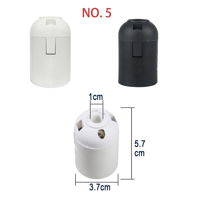 Screw E14 E27 LED Light Bulb Lamp Base Cap Power Holder Electric Pendant Socket Lamp Shade Converter 220V 110v: Gold / 2G7