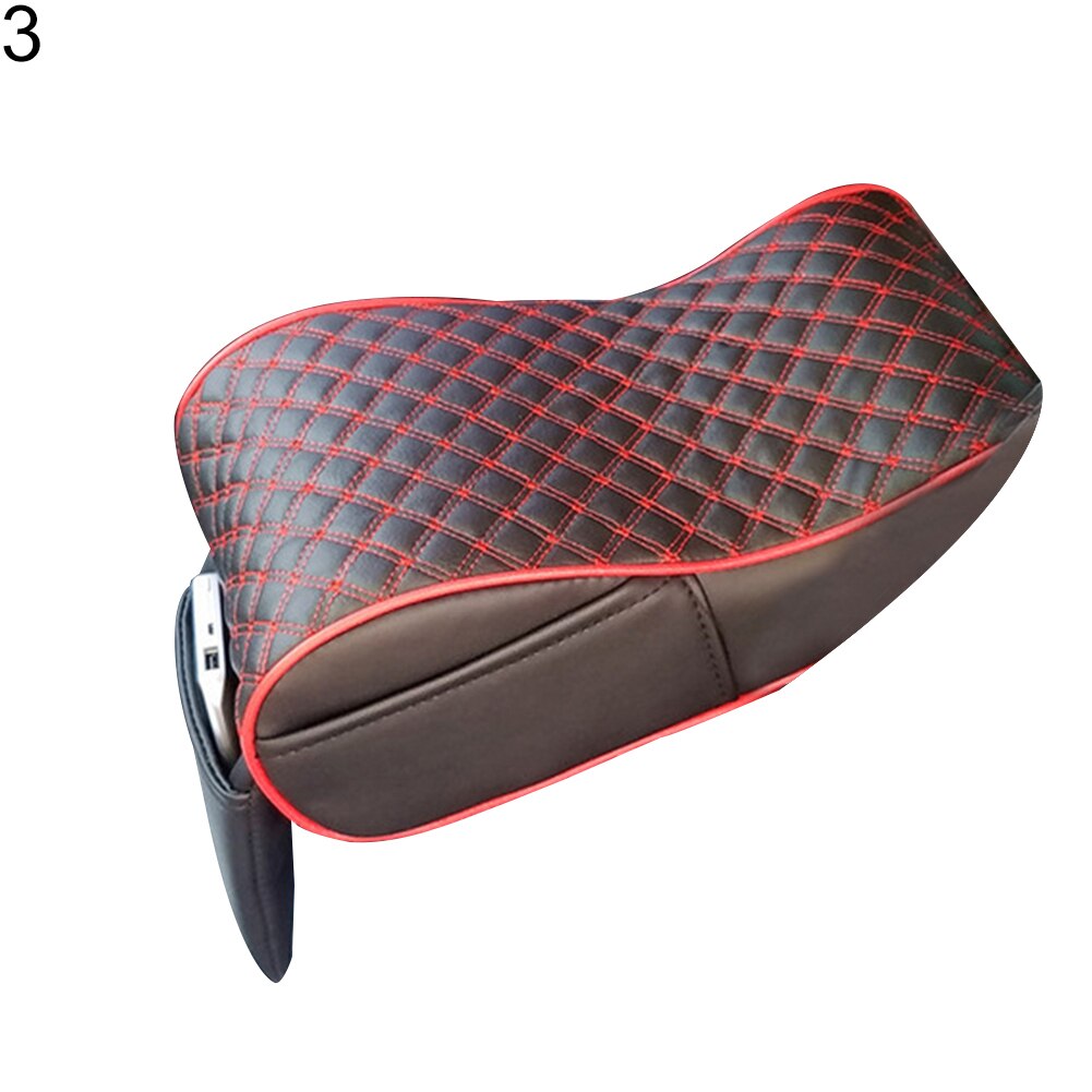 Stilvolle Auto zentral Konsole Armlehne Kasten Weiche erhöhen Pad Kissen mit Taschen Auto Armlehne Kasten Pad Auto Innen Zubehör