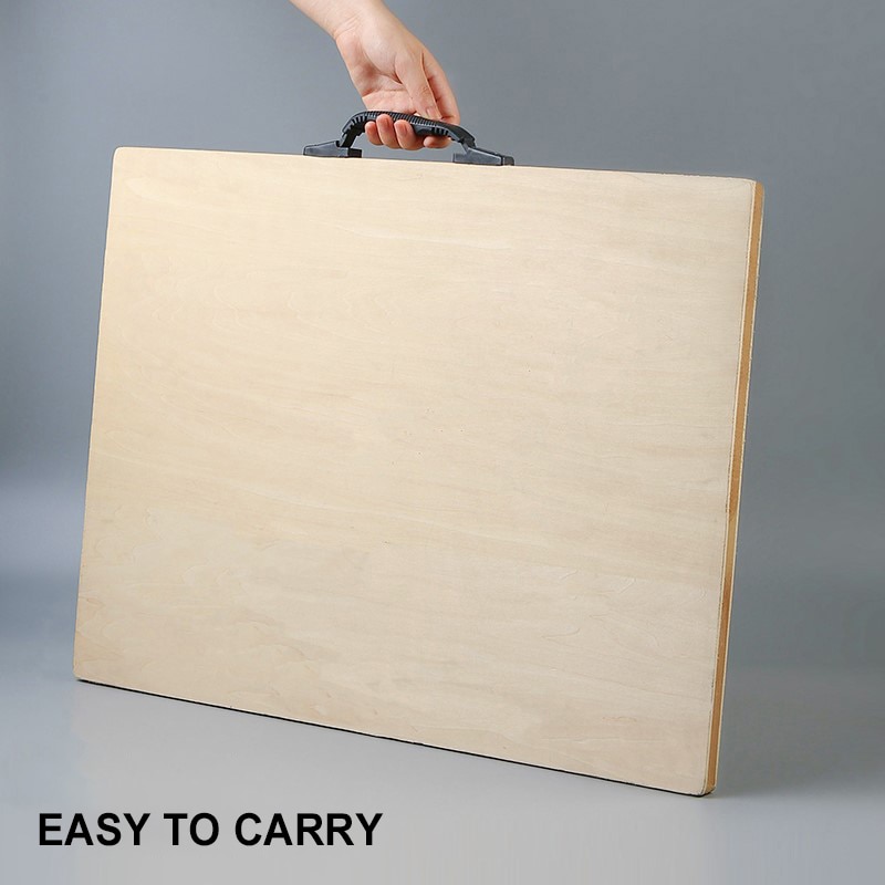 Drawing Board 1pcs 4K Wooden Sketchpad Practical Art Painting Art Supplies Sketch Easel For Art Students Great