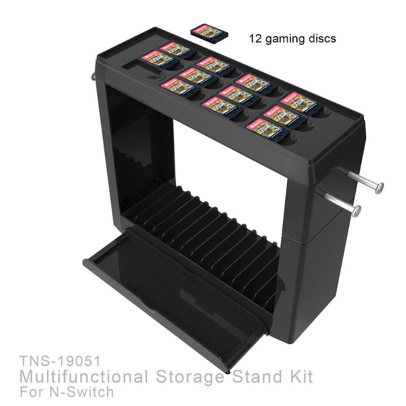 Multi-functional Storage Support Switch Disc Support Switch Mainframe Rack Dish Rack Fit for Nintend Switch Joycon Handle