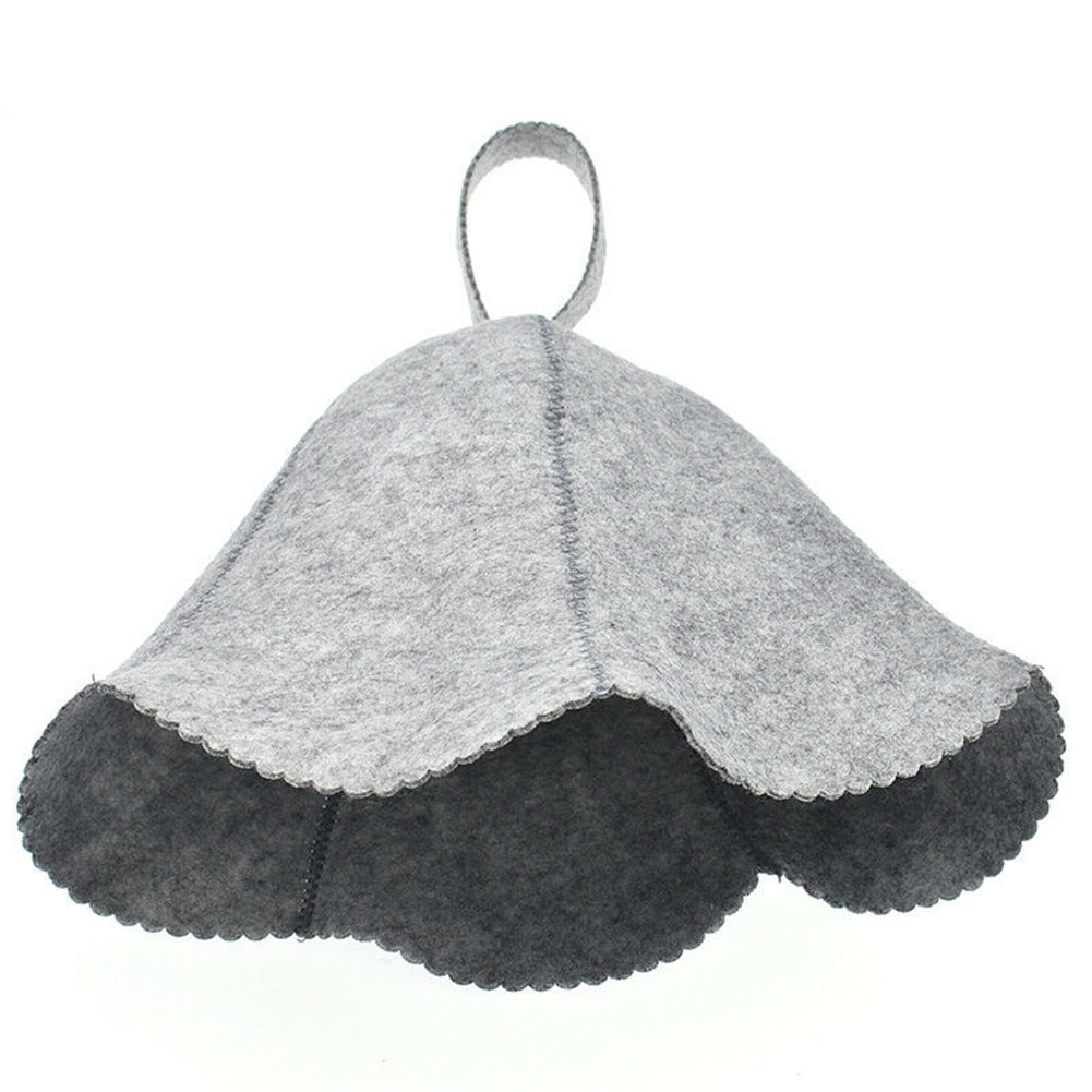 Gorro de baño para adulto, de talla libre, con absorción de agua, para Sauna, sombrero de Hotel, accesorios para casa de baño, de protección para la cabeza, de fieltro