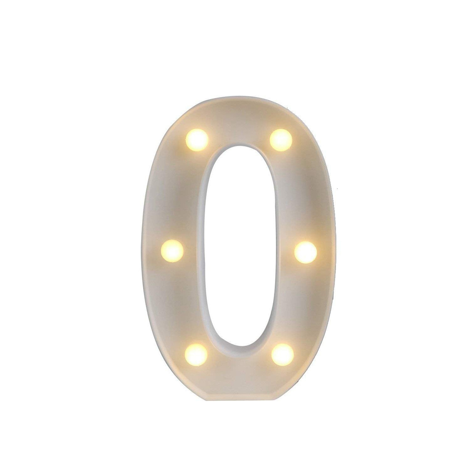 Number LED Night Lights Luminous Number Letter Lamp Light for Home Wedding Birthday Christmas Party Decoration Scene Props