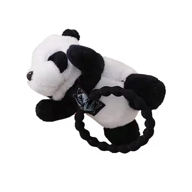 Aikuiset lapset pehmoiset pandapanta hiuslenkit rannekorut rintaneula hiusneula pojan syntymäpäiväjuhlat cosplay-asu halloween: Keltainen
