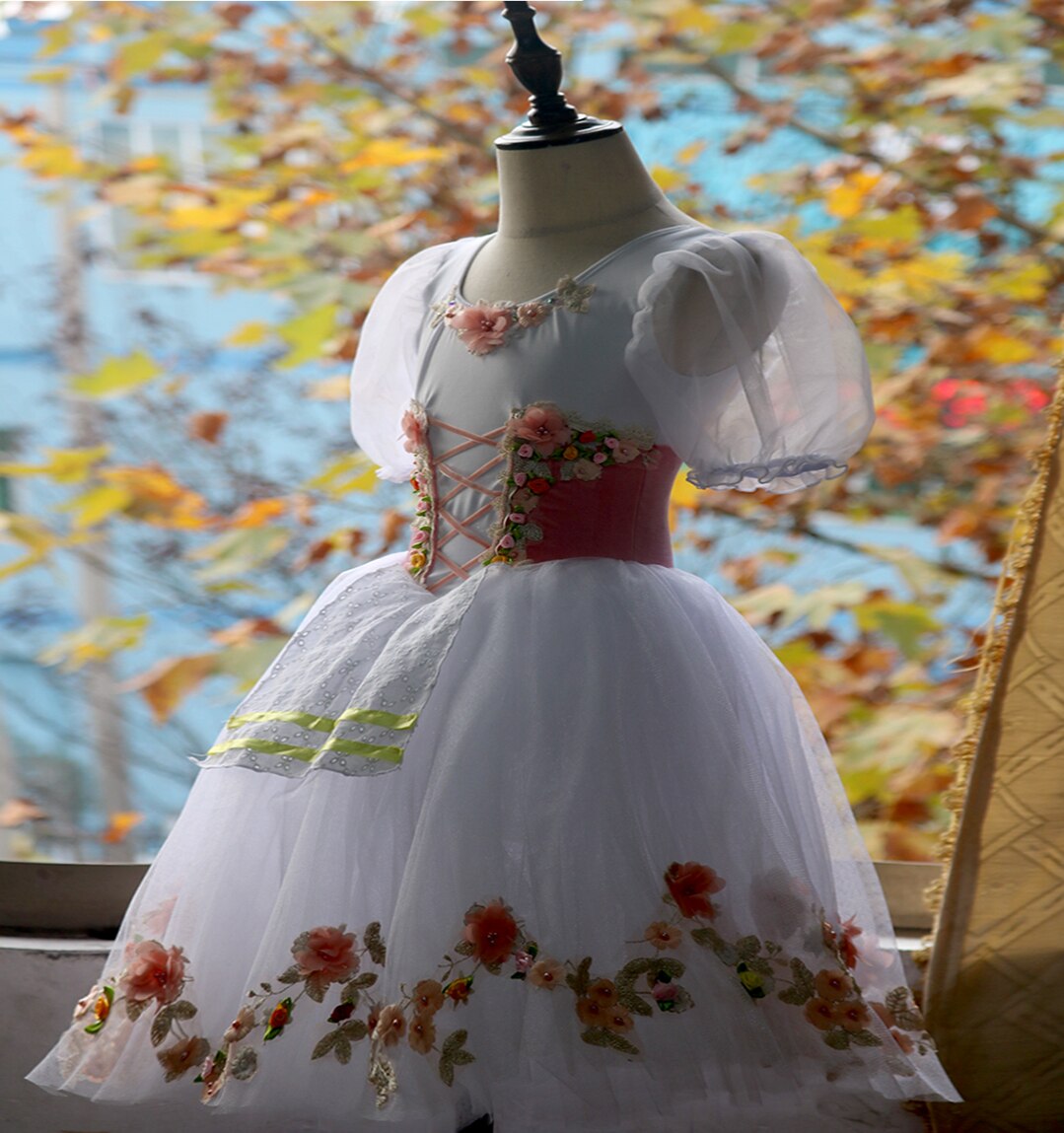 ballet tutu skirt dance tulle dress Gisele Girls Dance wear .BT-07