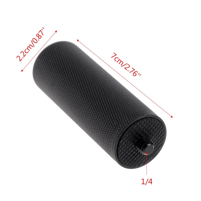 1/4 & #39 ;& #39 ; metallgriff-handgriff-stabilisierungsstab für led-blitzlicht-videokamera