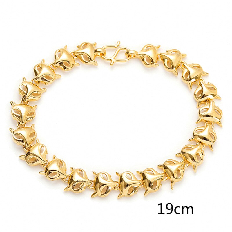 Plated 24K Gold Multi Vorm Punk Armband Curb Cubaanse Ketting Goud Kleur Armbanden Armband Voor Mannen Vrouwen Sieraden: Style 17