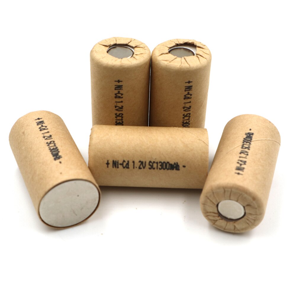 C & P SC1300mAh Ni-Cd Power Battery Cell Ontlading 15C 20A Oplaadbare Batterij SC1.3Ah 1.2V Nicd speelgoed Auto Batterij Mobiele China