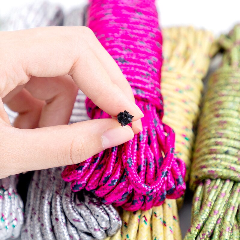 10M Thickened Multi-Functional Nylon Antiskid And Windproof Clothesline Outdoor Portable Clothes Line