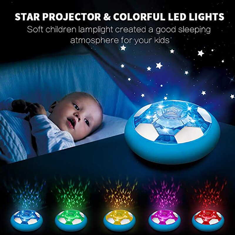 LED Star Light Air Power Hover Soccer Footbal Chidren Babi Educational Outdoor Indoor Ball giocattoli Motion Fun For Kids Child