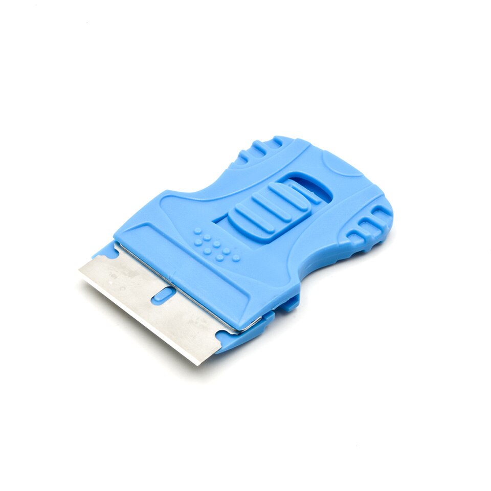 Plastic Mini Razor Blade Scraper Blue Grattoir Mini Raspador TM-230