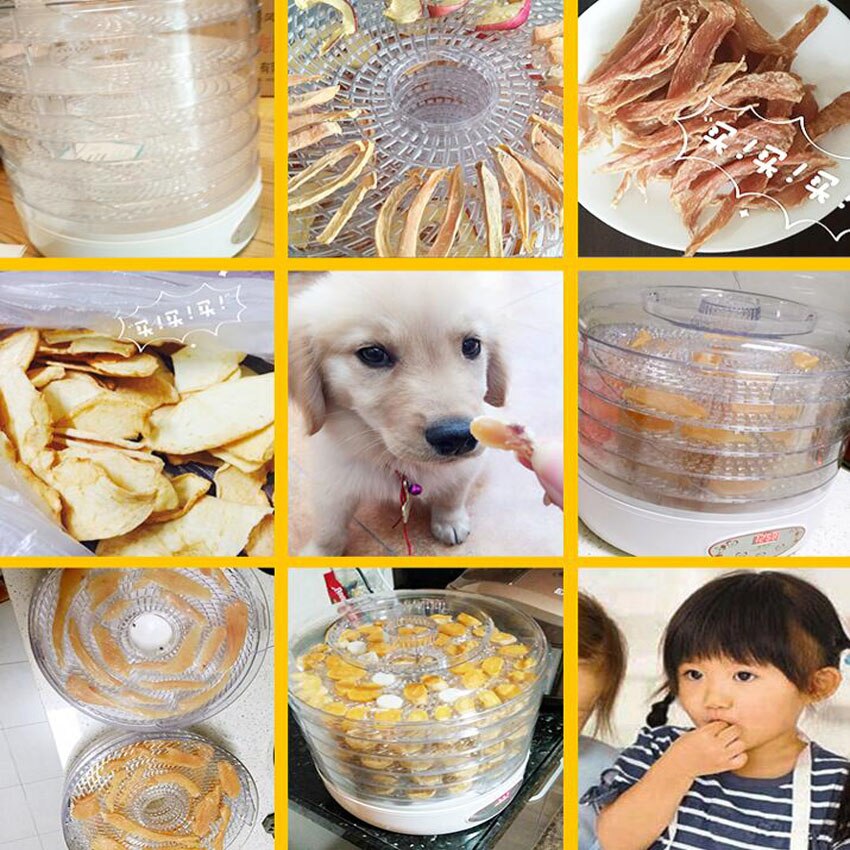 1PC FD770C Dried Fruit Machine Fruit and Vegetable Pet Food Dehydration Dry Meat Food Machine Snacks in the Dryer