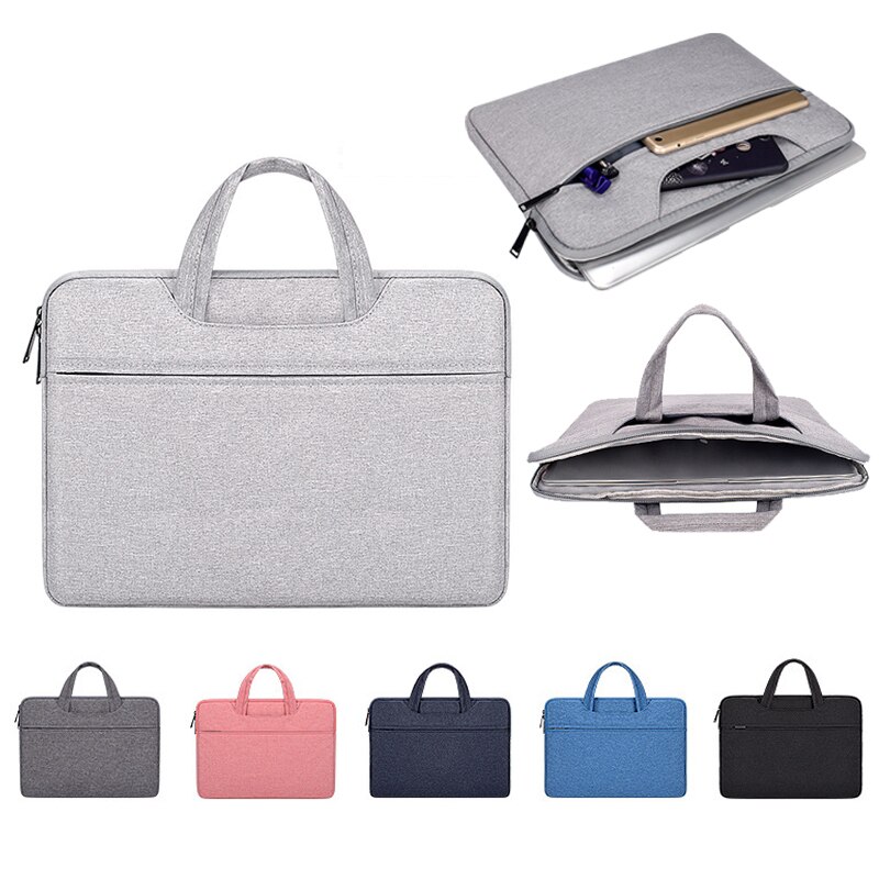 Women Men Bag Laptop Handbag Travel Bussiness Male Briefcase 13.3 14.1 15.6 Inch Notebook Bag For Macbook Air Pro PC Sleeve Case