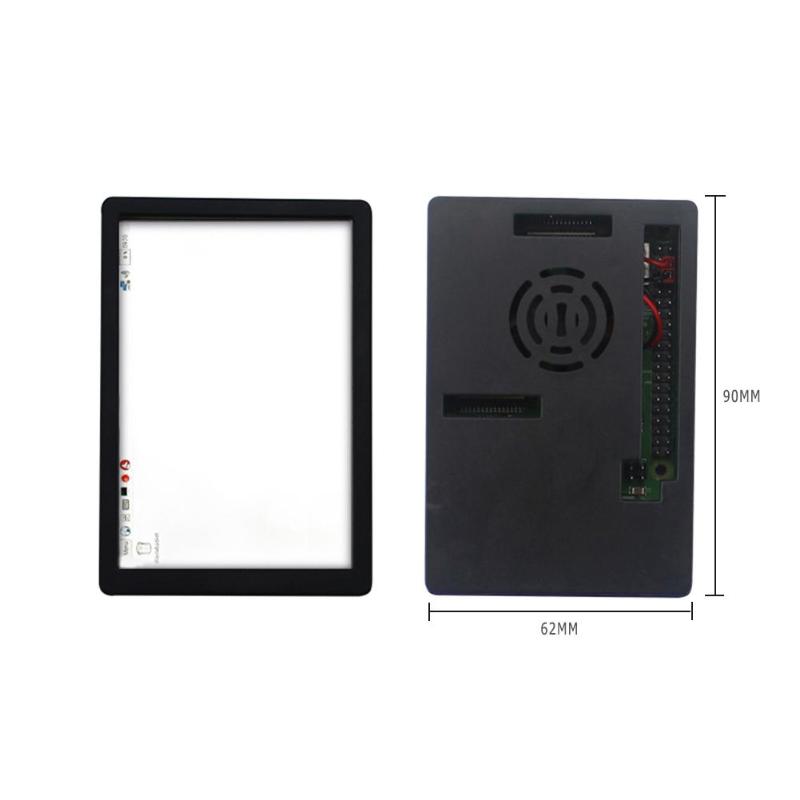 Portable 3.5 Inch Display HDMI Mini Touch Screen 320x480 Resolution LCD Display +ABS Case Box for Raspberry Pi 3B+/3B/2B