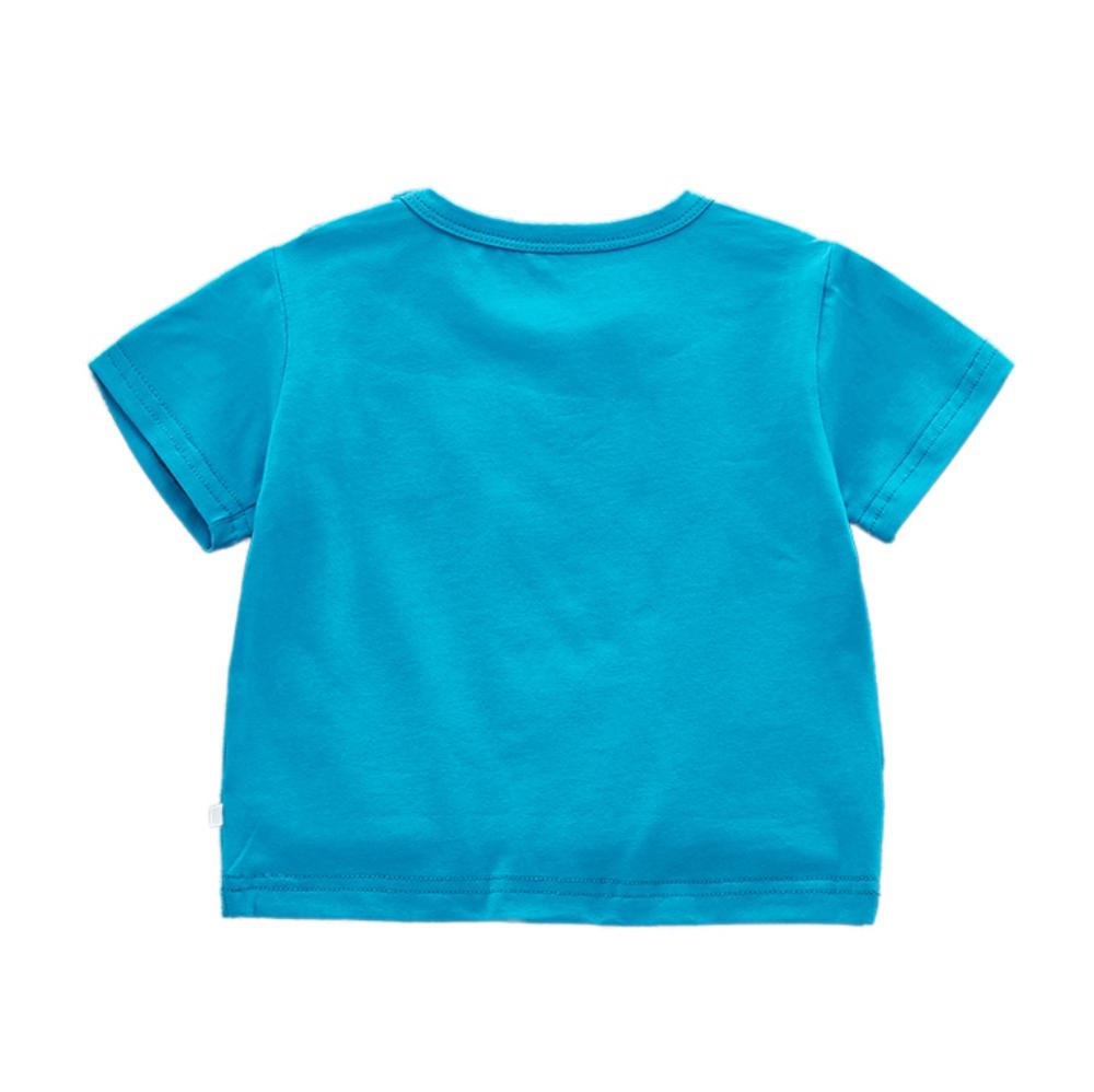 Estate Del Bambino Della Ragazza Manica Corta T-Camicette Per I Bambini Dell'orso Del Fumetto Stampato Magliette E Camicette Magliette Camicette Casual Camicette