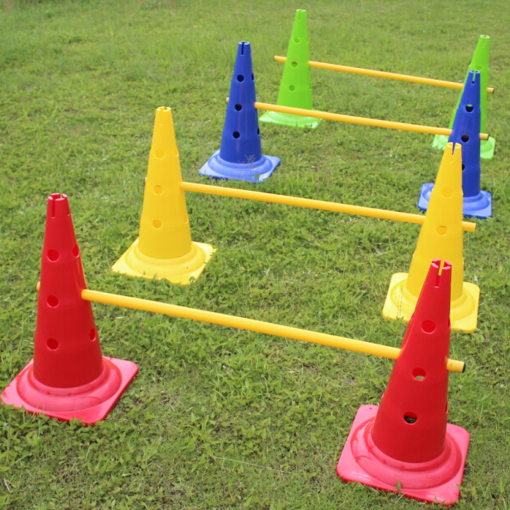 Conos deportivos duraderos para patinaje, marcador de entrenamiento de fútbol y soporte de disco para niños, actividad de campo